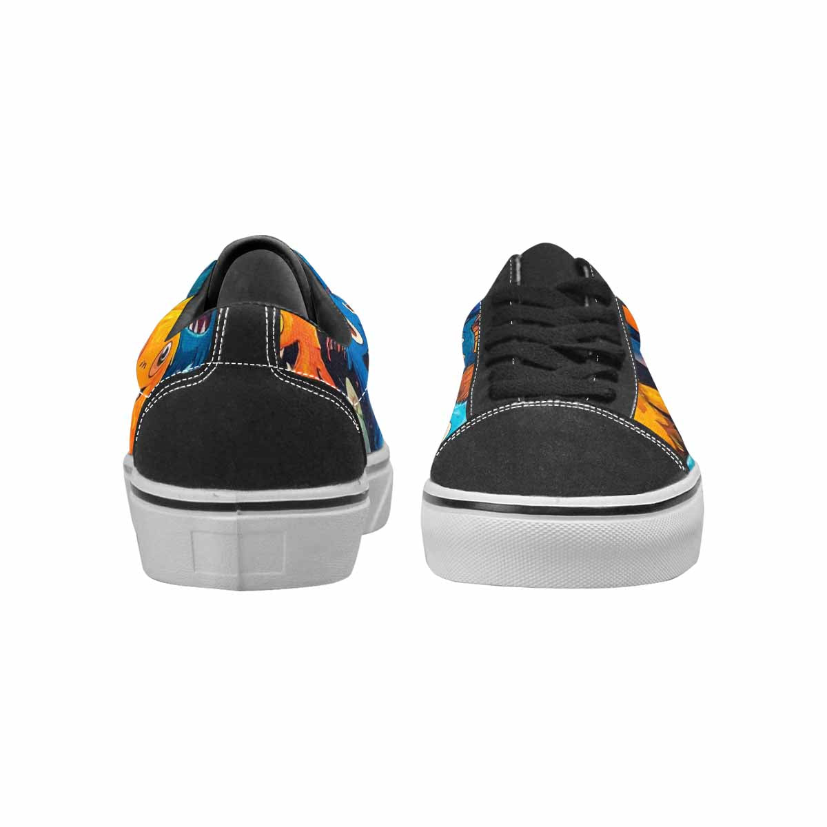WOMEN'S Monsters (general) Cartoon Monst Lace-Up Canvas Aesthetic Custom Shoes