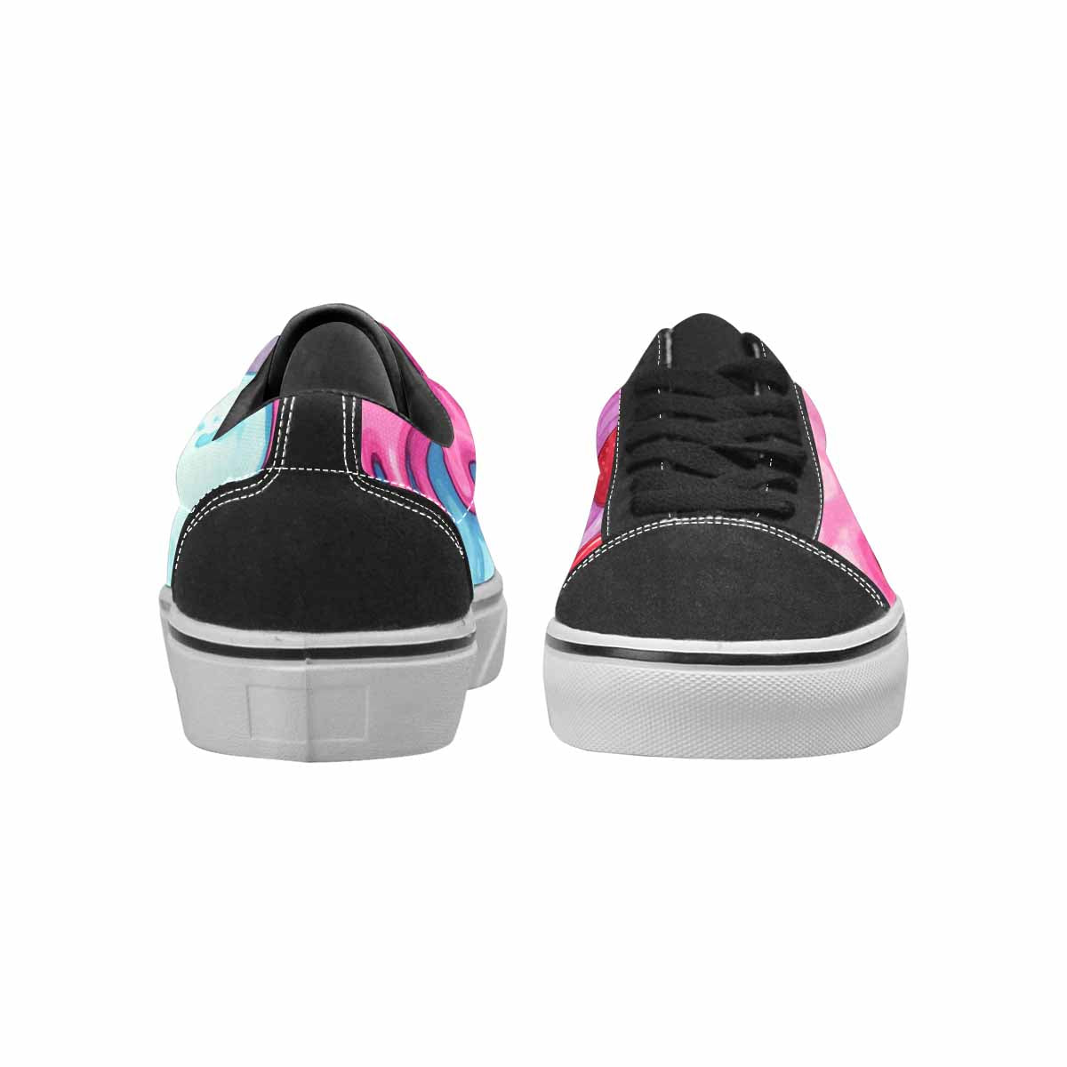 WOMEN'S Melting Icecream Monster Cherry Canvas Lace-Up Dreamcore Shoes