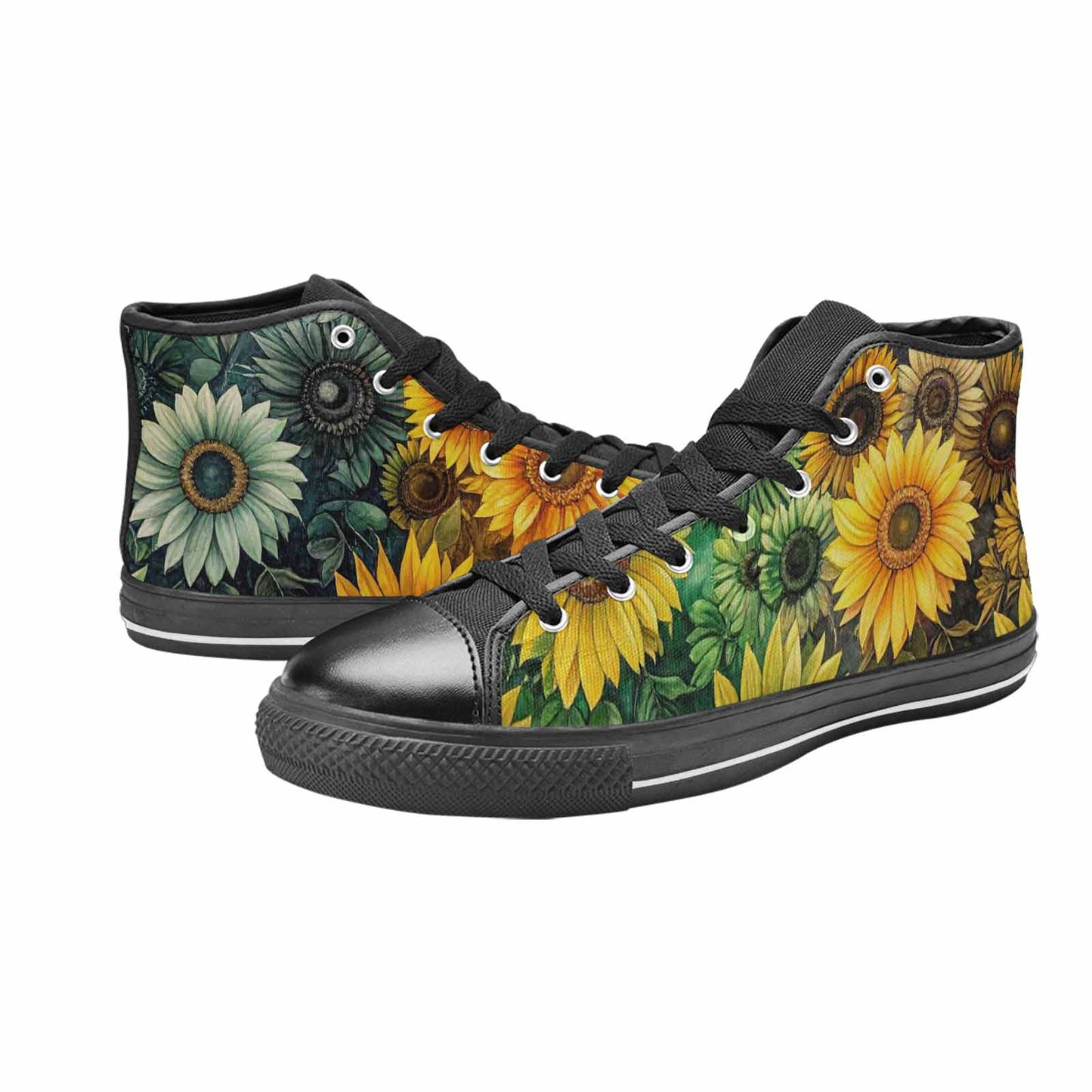WOMEN'S Sunflower High Top Canvas Y2K Sneakers