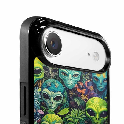 iPhone 17 Air Case — Aliens Pattern Hundreds Of Sma Alien, Custom Made Phone Cover