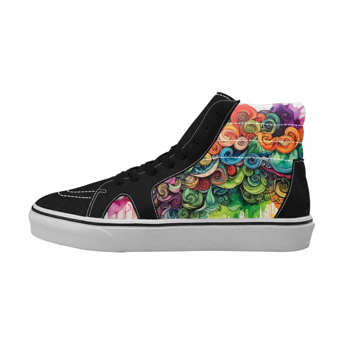 MEN'S Tie High Top Canvas Vivid Sneakers