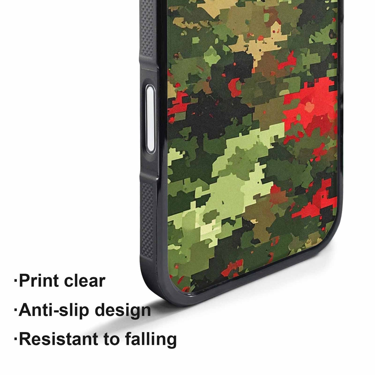 iPhone 17 Air Case — Small Military Camouflage Blotch Pattern Camo, Custom Designed Case Cover