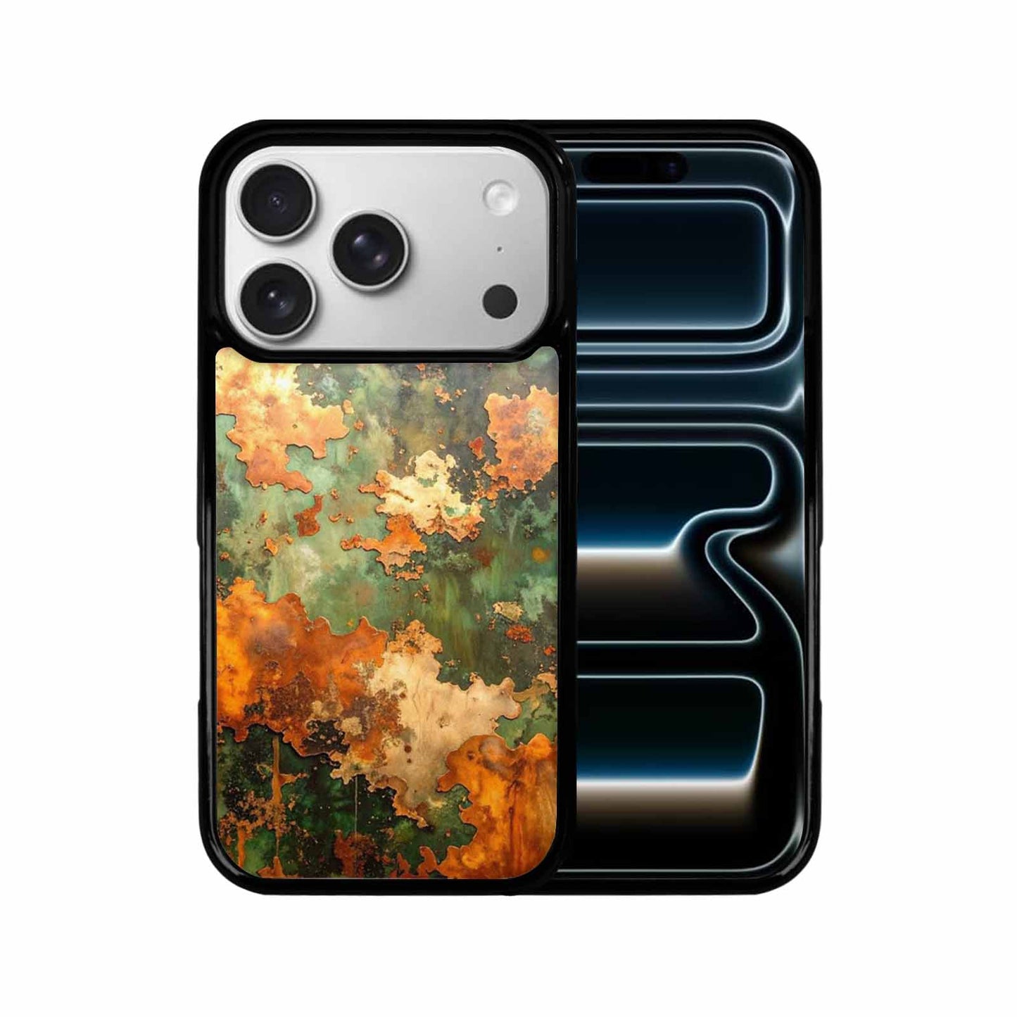 iPhone 17 Pro Case — Seamless Tileable Pattern Of Overlapping Camo, Customized Protective Case
