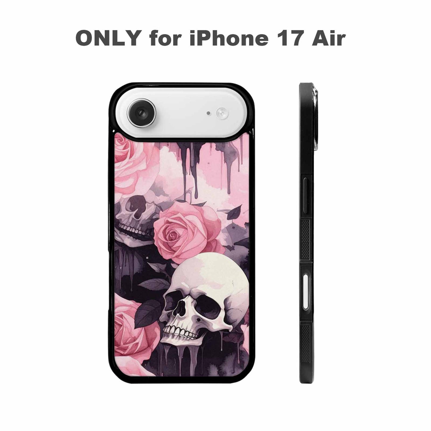 iPhone 17 Air Case — Skull Dark Art Gothic Print Gothic, Unique Phone Case Design