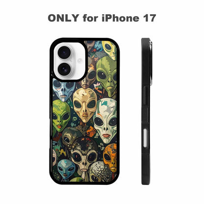 iPhone 17 Case — Aliens Camo Aliens Alien Scifi, Unique Phone Case Design