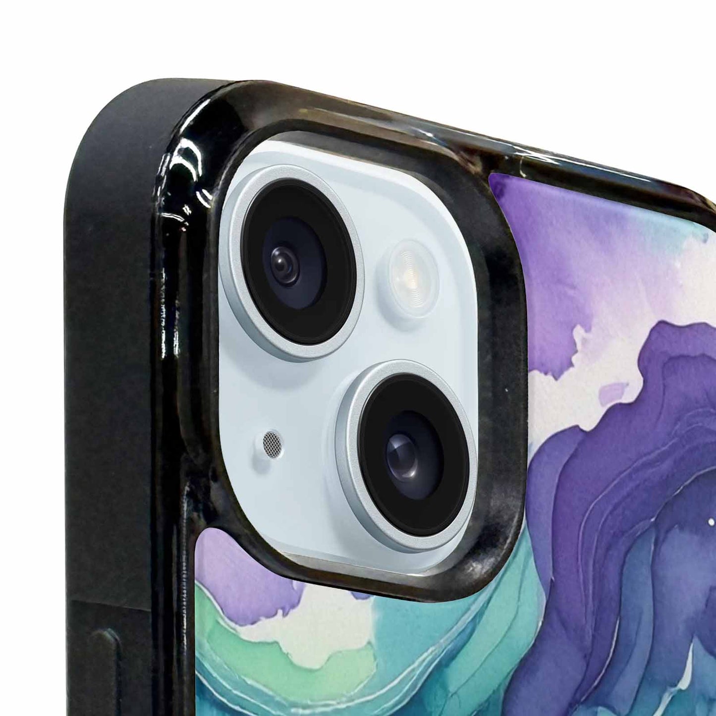 iPhone 15 Plus Case — Galaxy Aurora Nebula, Custom Designed Case Cover