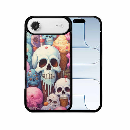 iPhone 17 Air Case — Ice Cream Monsters Skullsmelti Gothic Skulls, Customized Protective Case