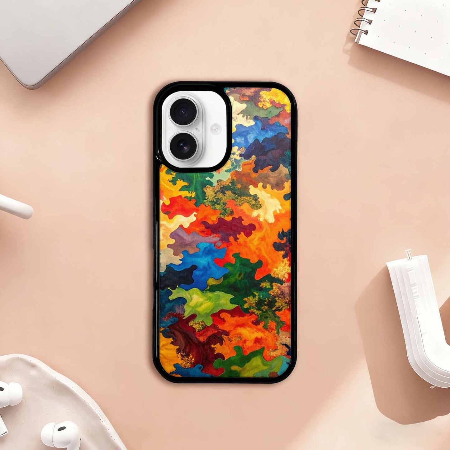 iPhone 17 Case — Camo Patches Full Color Camo, Custom Designed Case Cover