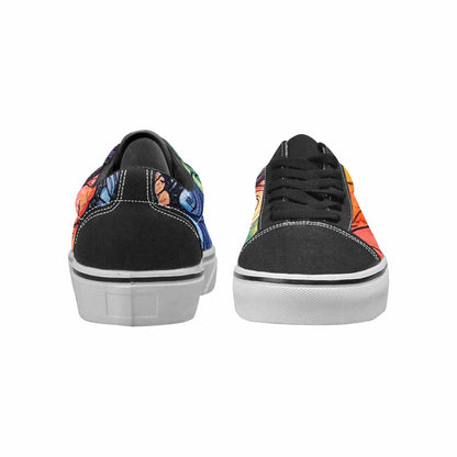 WOMEN'S Tie Lace-Up Canvas Dark Academia Custom Sneakers