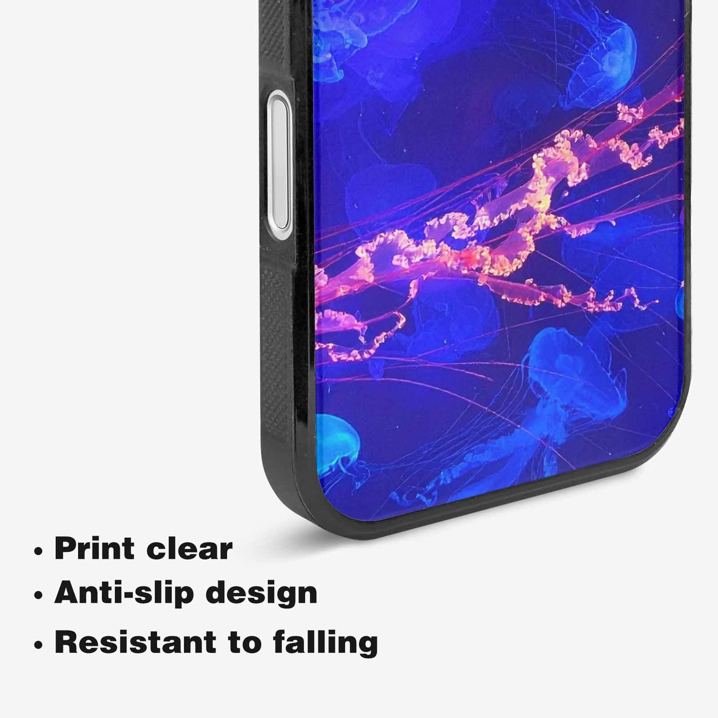 iPhone 16 Case — Jellyfish Glow Jellyfish Glow Pattern Hundreds, Custom Designed Case Cover