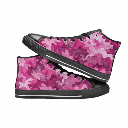 WOMEN'S Military Camouflage Blotch High Top Canvas Dreamcore Custom Shoes