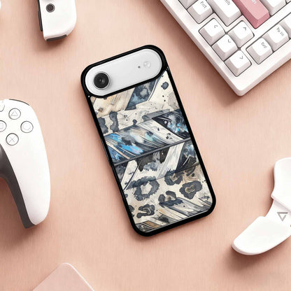 iPhone 17 Air Case — Iridescent Leopard Print Arrow Animal Print, Personalized Phone Case