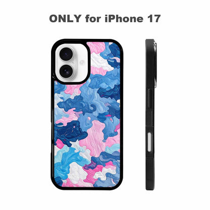 iPhone 17 Case — Vivid Camo Transgender Camo, Custom Designed Case Cover
