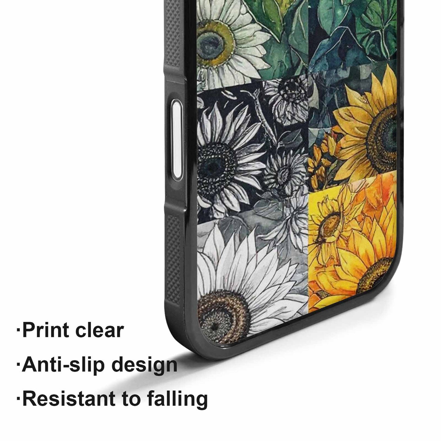 iPhone 17 Case — Small Sunflower Pattern, Randomly Floral, Personalized Phone Case
