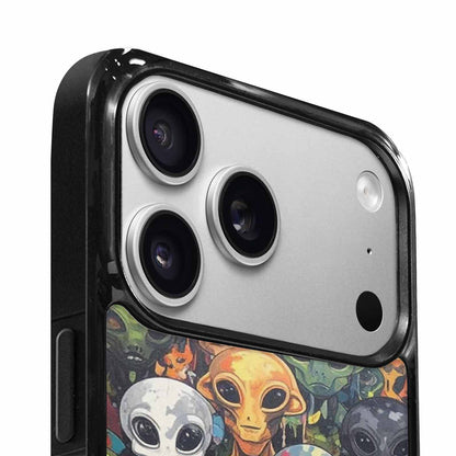 iPhone 17 Pro Case — Aliens Camo Aliens Pattern Hundreds Alien, Custom Phone Case