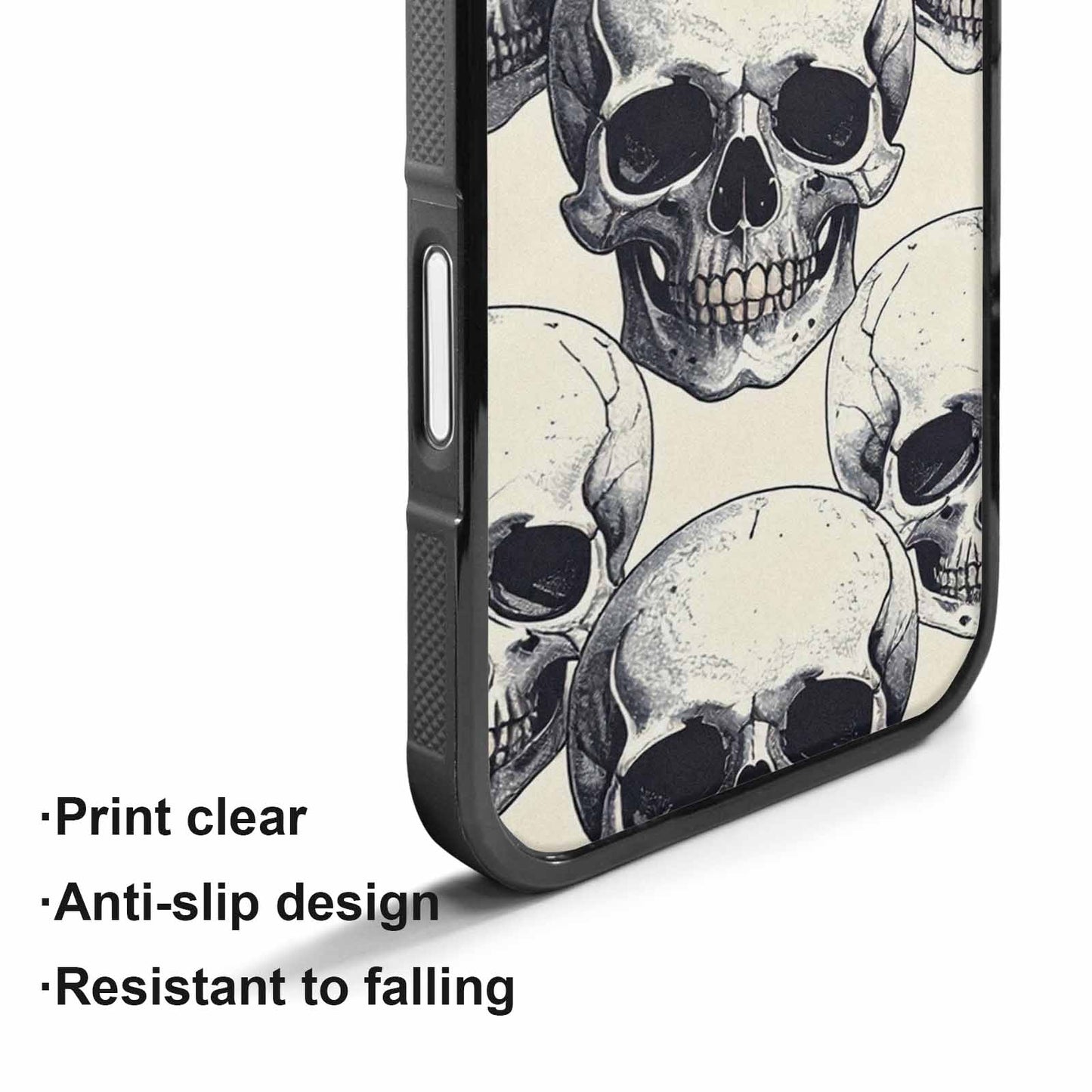 iPhone 17 Case — Skull Dark Art Gothic Print Gothic, Personalized Phone Case