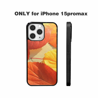 iPhone 15 Pro Max Case — Autumn Leaves, Custom Art Phone Cover