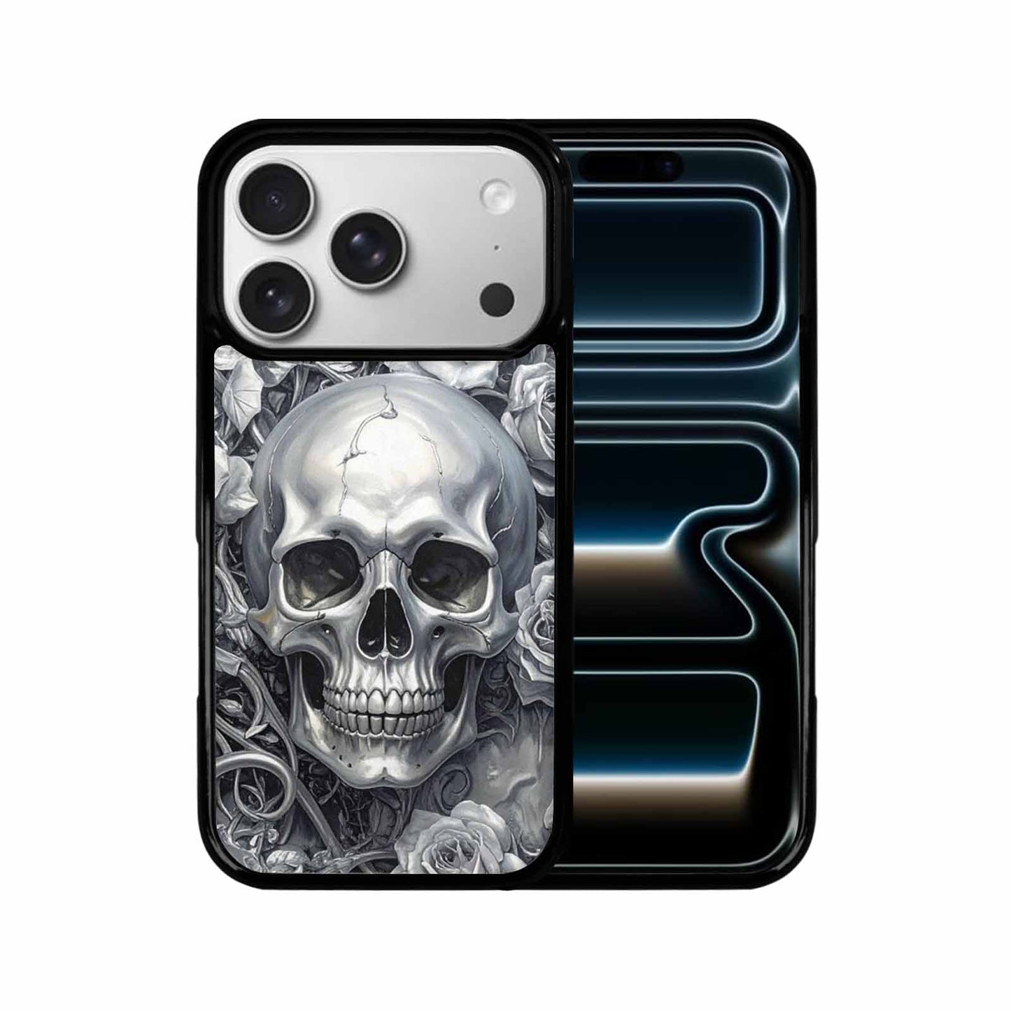 iPhone 17 Pro Case — Seamless Tileable Pattern Of Overlapping Gothic, Custom Art Phone Cover