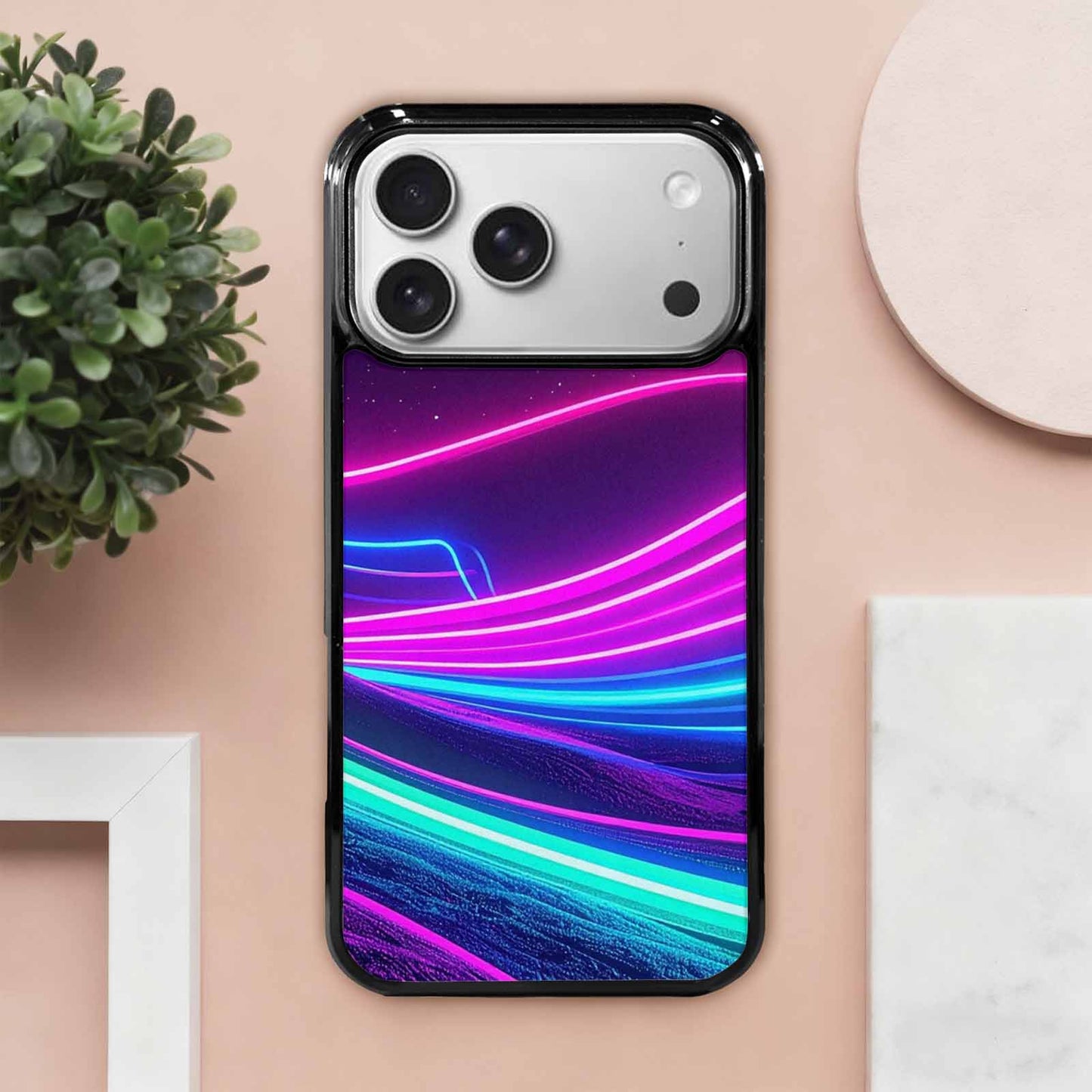 iPhone 17 Pro Max Case — Neon Cartoon Retro Vintage, Custom Designed Case Cover