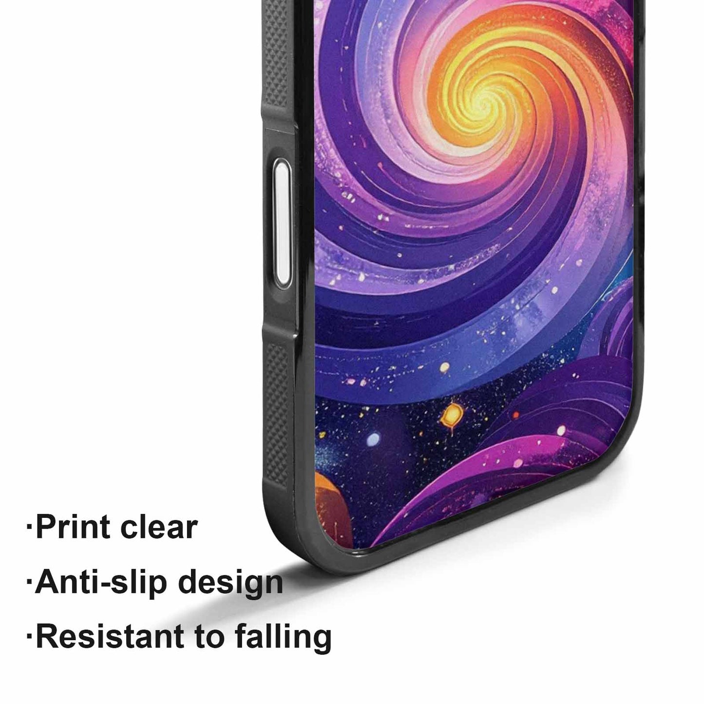 iPhone 17 Case — Rose Galaxy Art Seamless Galaxy Space, Custom Designed Case Cover