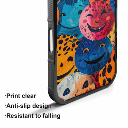 iPhone 17 Case — Smiley Faces Animal Printsmile Animal Print, Unique Phone Case Design