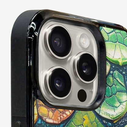 iPhone 16 Pro Max Case — Reptile Scale Full Color Vibrant Reptile, Unique Phone Case Design