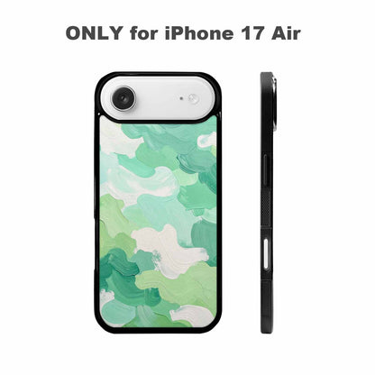 iPhone 17 Air Case — Seamless Tileable Pattern Of Overlapping Camo, Custom Print Case Cover