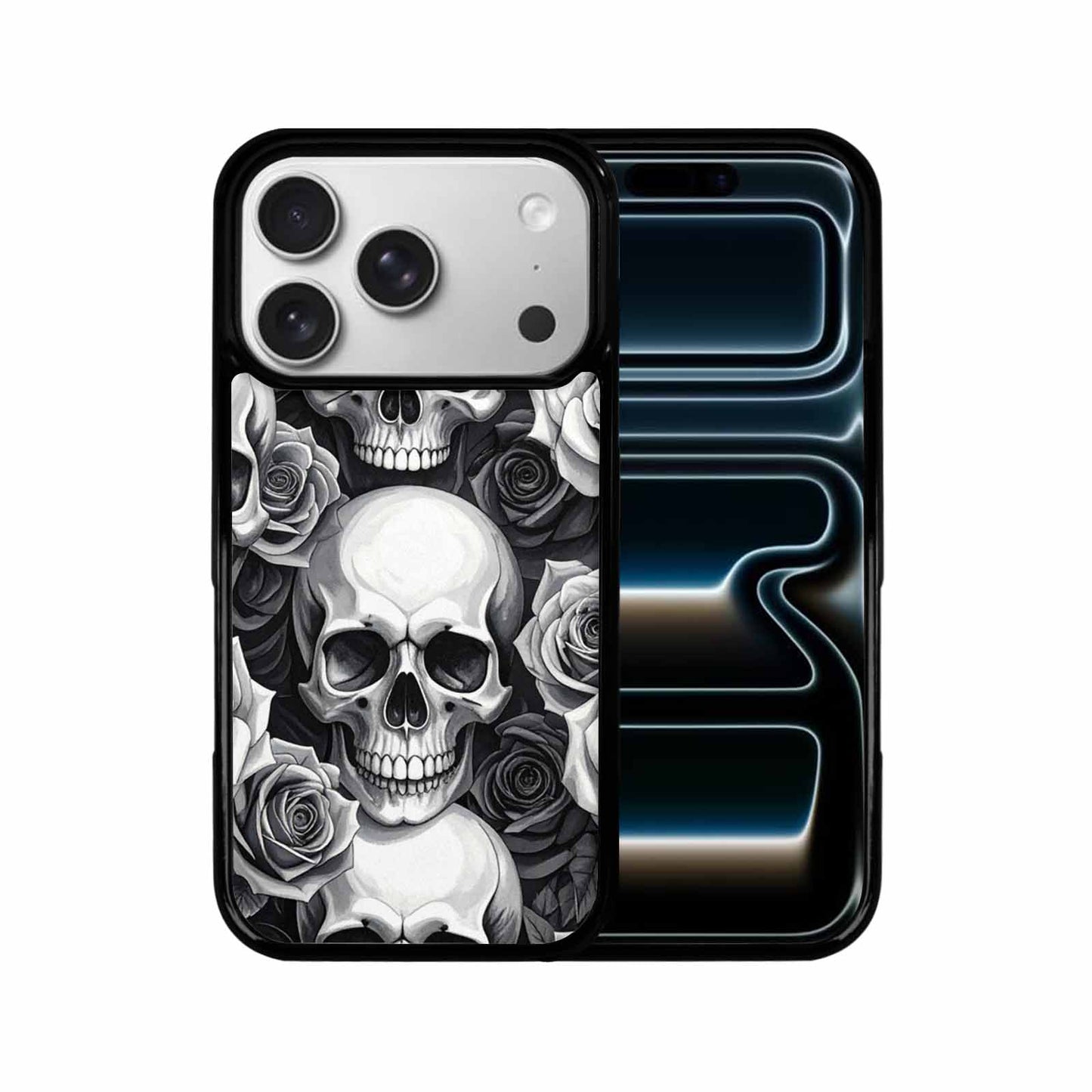 iPhone 17 Pro Case — Skull Dark Art Gothic Print Gothic, Customized Protective Case