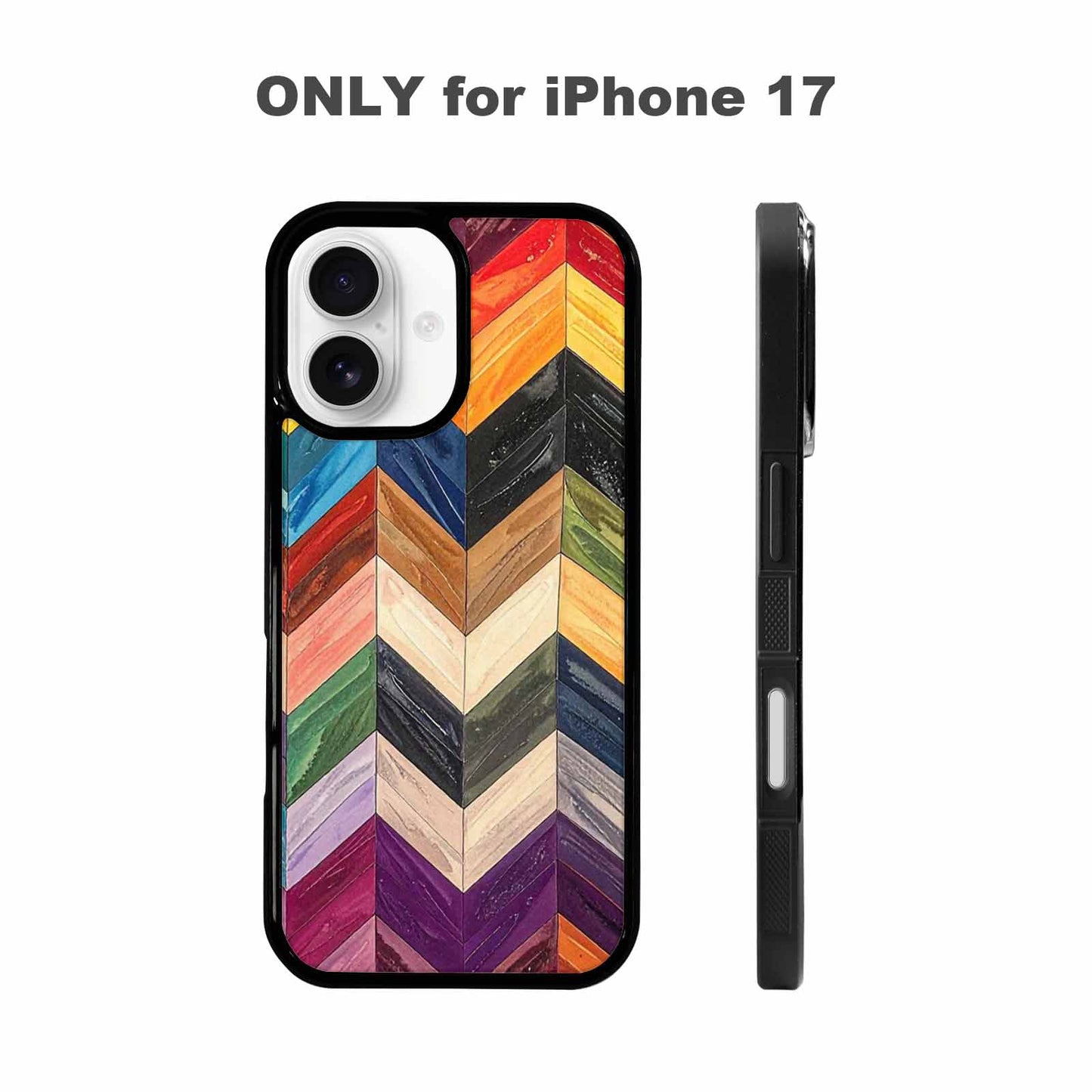 iPhone 17 Case — Progress Pride Flag Color Original Art, Original Design Phone Case