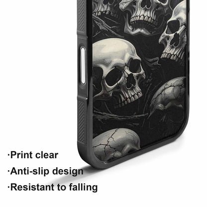iPhone 17 Case — Skull Dark Art Gothic Print Gothic, Personalized Phone Case