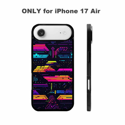 iPhone 17 Air Case — Retro Pixel Art Pattern Bit Retro, Personalized Phone Case
