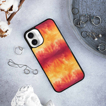 iPhone 16 Plus Case — Ombre Tie Dye Sunset, Unique Phone Case Design