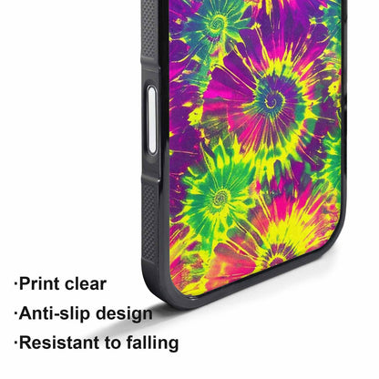 iPhone 17 Air Case — Tie Dye Neon Acid Blended Tie, Custom Designed Case Cover