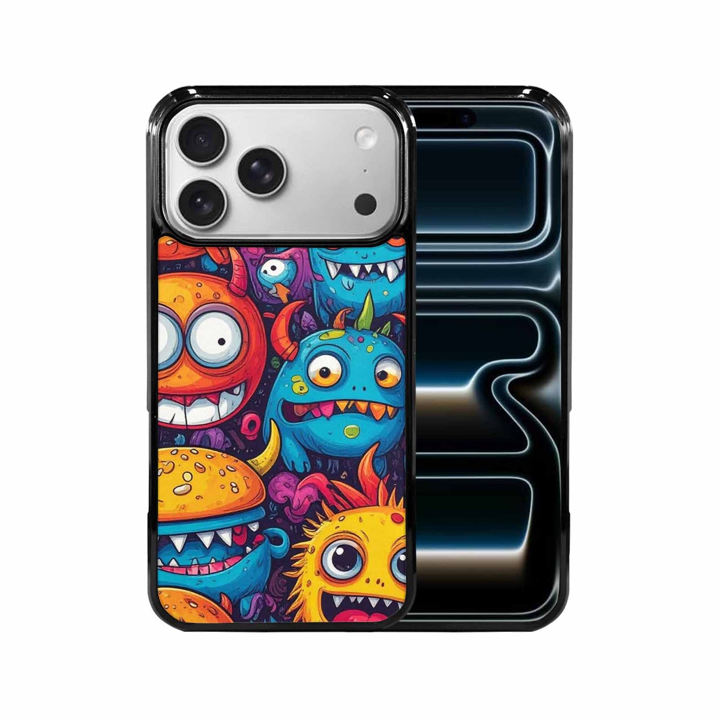 iPhone 17 Pro Max Case — Small Cartoon Monster Character Cartoon Cute, Custom Designed Case Cover