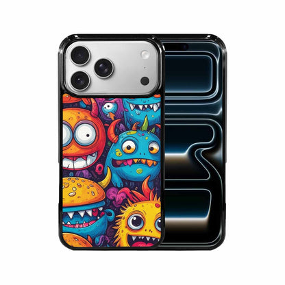 iPhone 17 Pro Max Case — Small Cartoon Monster Character Cartoon Cute, Custom Designed Case Cover