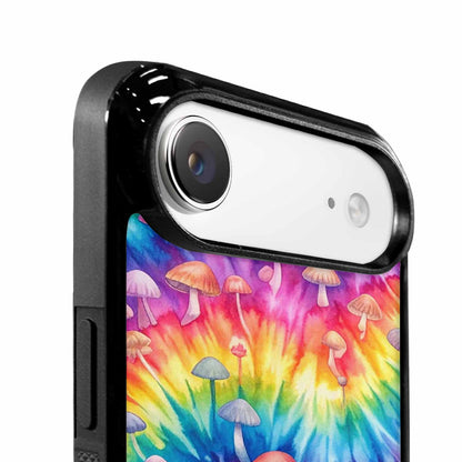 iPhone 17 Air Case — Mushrooms Tie Dyemushrooms Pat Efq Tie, Custom Phone Case