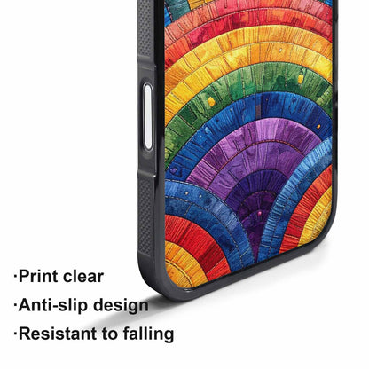 iPhone 17 Pro Max Case — Vivid Camo Rainbow Camo, Custom Designed Case Cover
