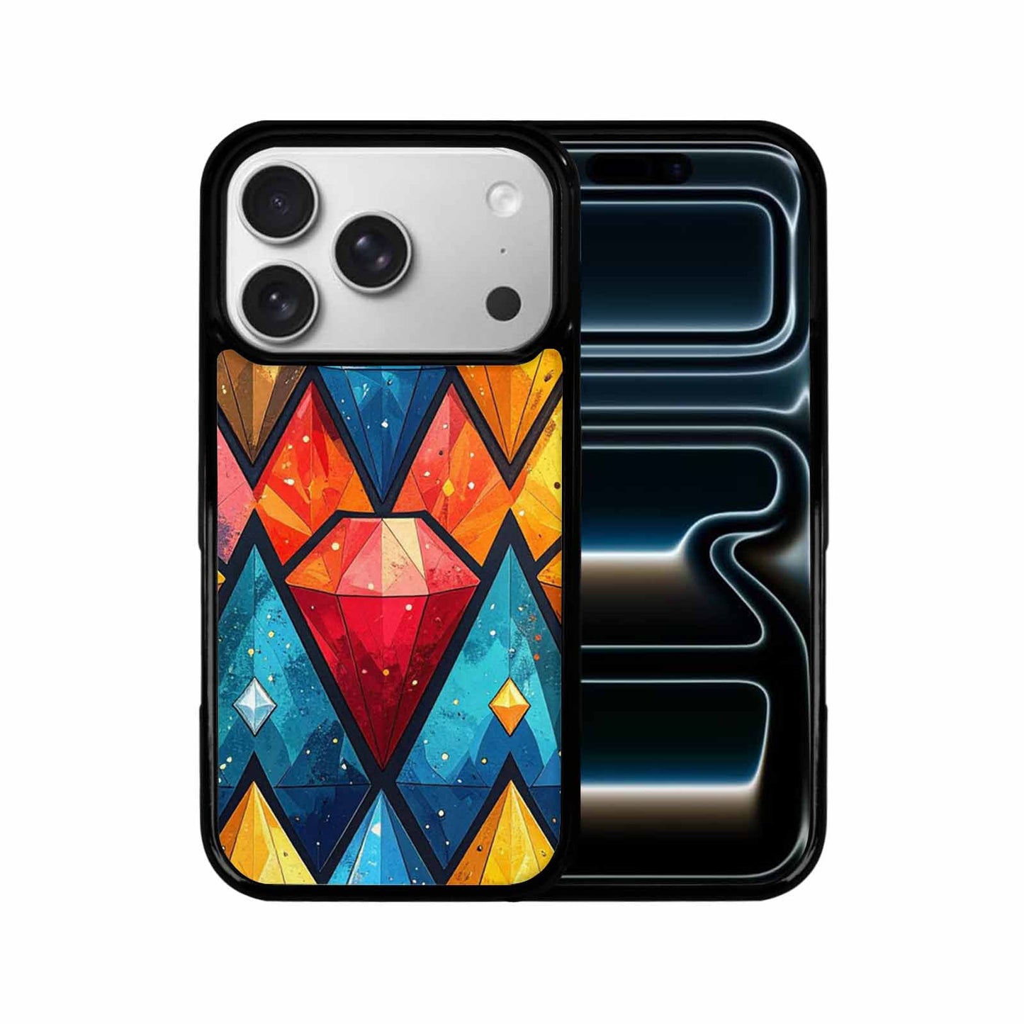 iPhone 17 Pro Case — Vintage Summer Diamond Retro Vintage, Personalized Phone Case