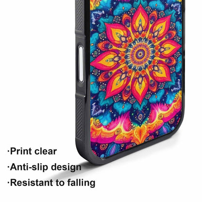 iPhone 17 Air Case — Tie Dye Mandala Art Seamless Tie, Custom Made Phone Cover