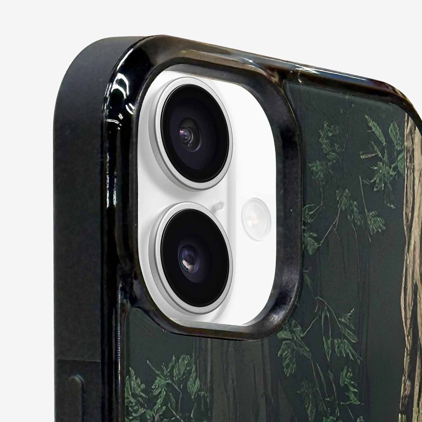 iPhone 16 Case — Seamless Pattern Ancient Redwood Forest Giant, Customized Protective Case