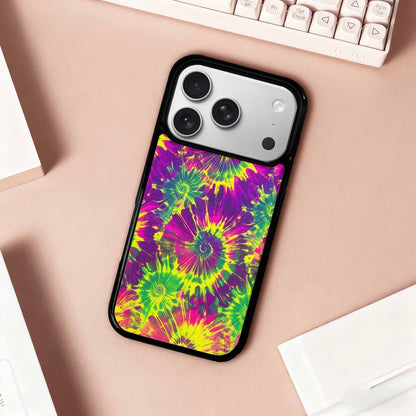 iPhone 17 Pro Case — Tie Dye Neon Acid Blended Tie, Custom Designed Case Cover