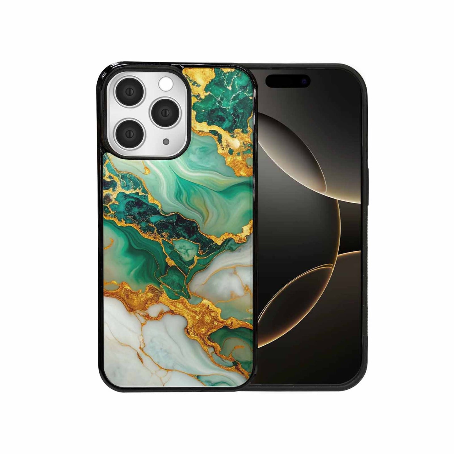 iPhone 15 Pro Max Case — Marble Gold, Customized Protective Case