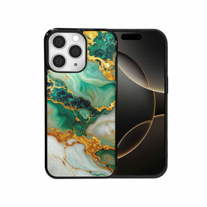 iPhone 15 Pro Max Case — Marble Gold, Customized Protective Case