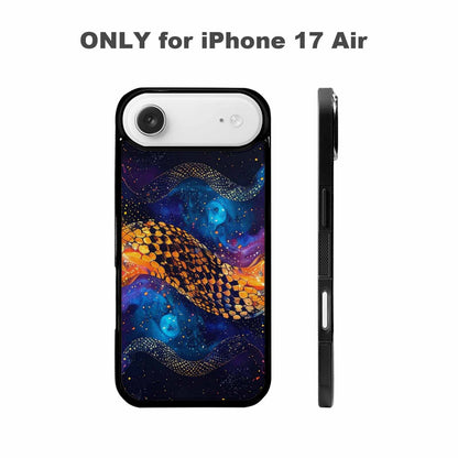 iPhone 17 Air Case — Galaxy Snake Print Galaxy Space, Custom Phone Case