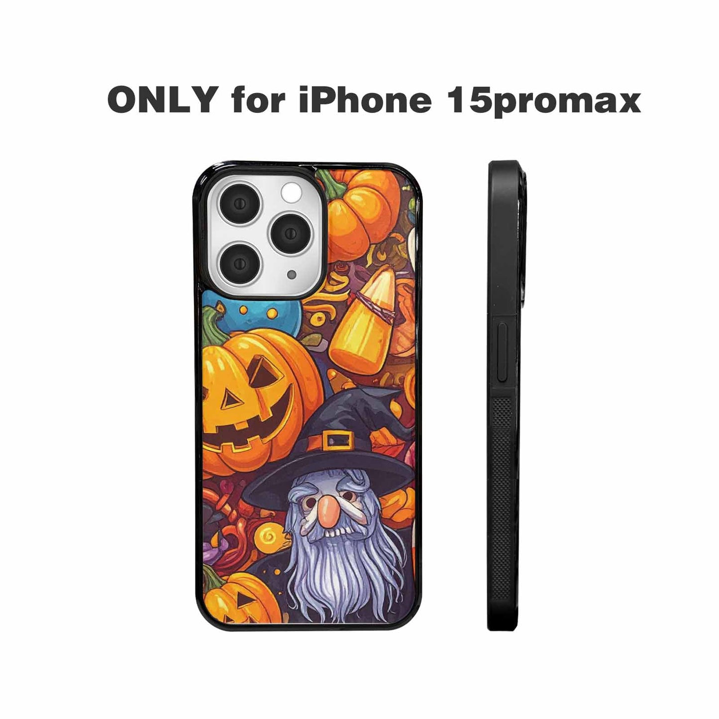iPhone 15 Pro Max Case — Halloween Art Print Edge To Edge, Custom Art Phone Cover