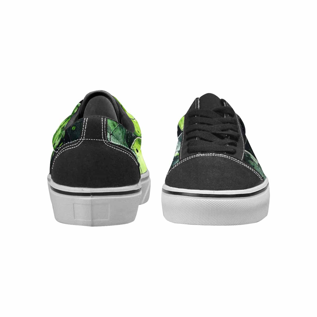 WOMEN'S Reptile Scale Lace-Up Canvas Vivid Sneakers