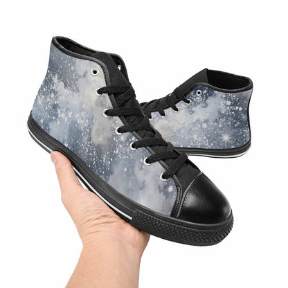 MEN'S Galaxy Art - High Top Canvas Grunge Shoes