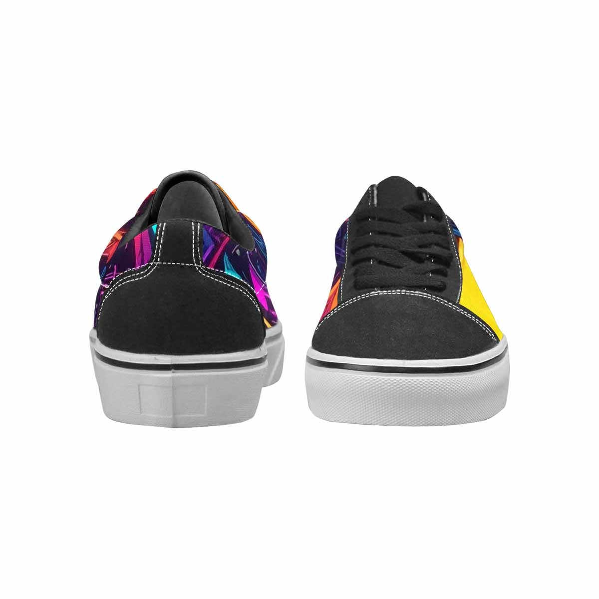 WOMEN'S 80s Retro Motif 80s Lace-Up Canvas Aesthetic Shoes