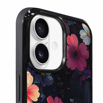 iPhone 17 Case — Shadowy Glitch Floral Pattern Floral, Custom Made Phone Cover