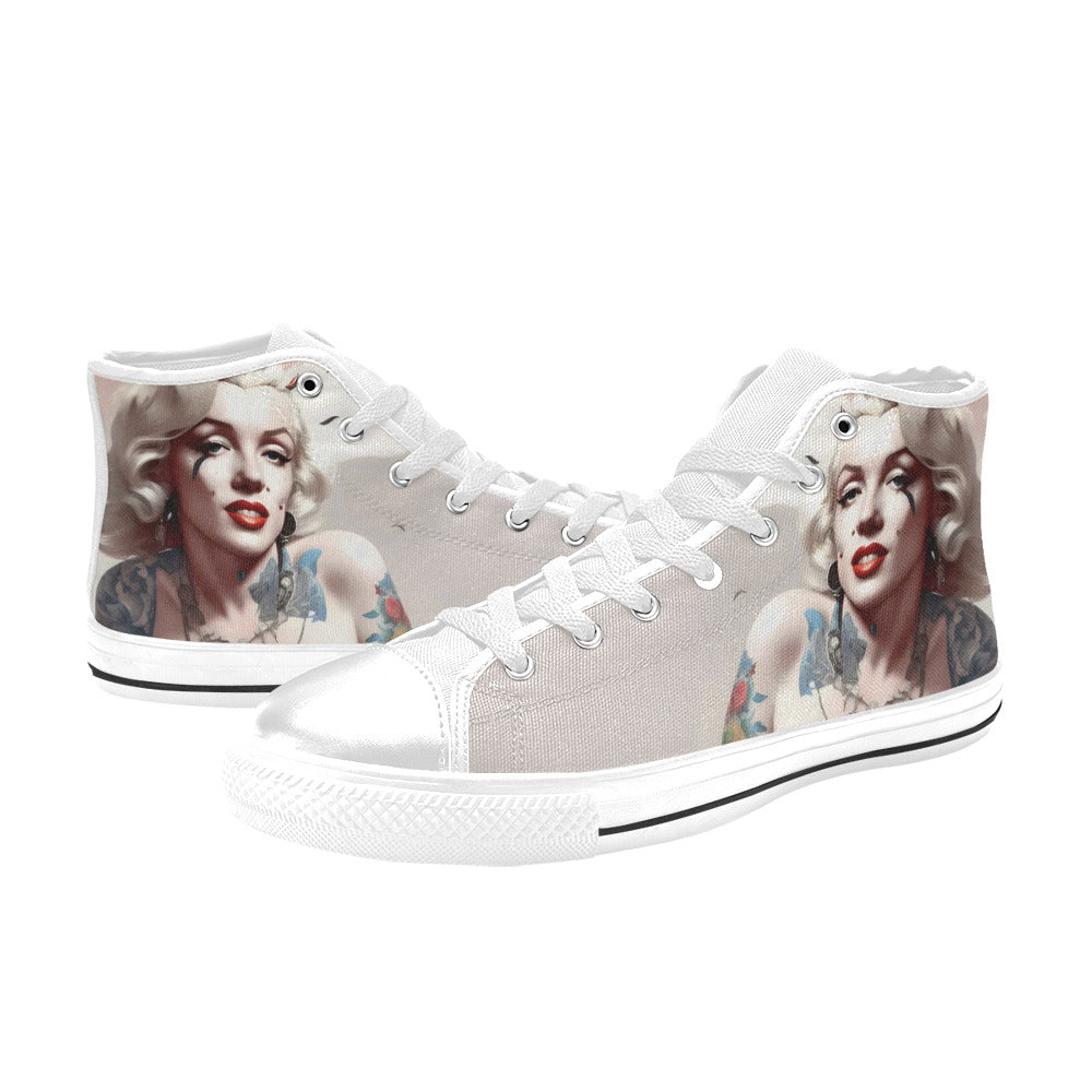 MEN'S Cc Retro Model 3 High Top Canvas Vibrant Chaos Custom Shoes